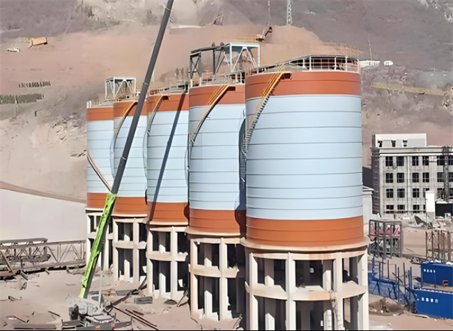 月湖高架钢板仓